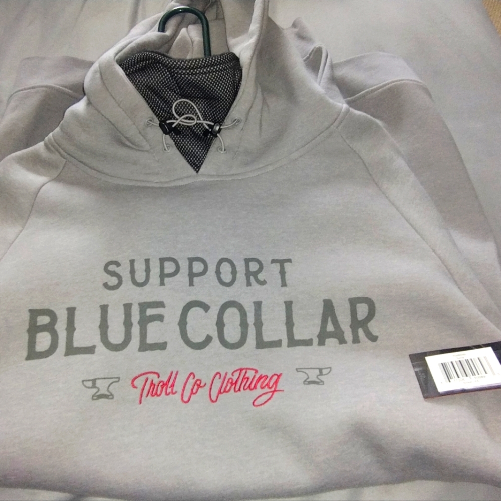 Troll Co 4xl grey hoodie with tags